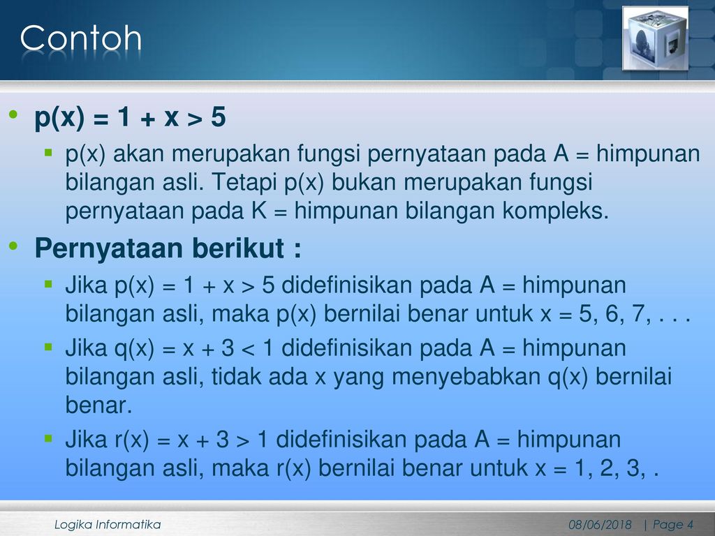 Detail Contoh Soal Logika Informatika Nomer 13