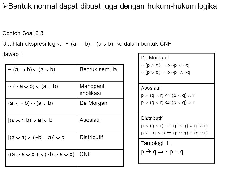 Detail Contoh Soal Logika Informatika Nomer 18