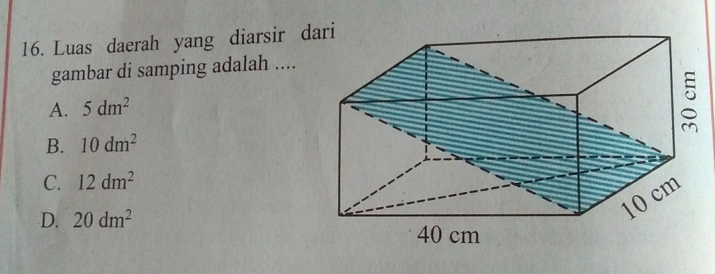 Detail Contoh Soal Luas Daerah Yang Diarsir Nomer 42