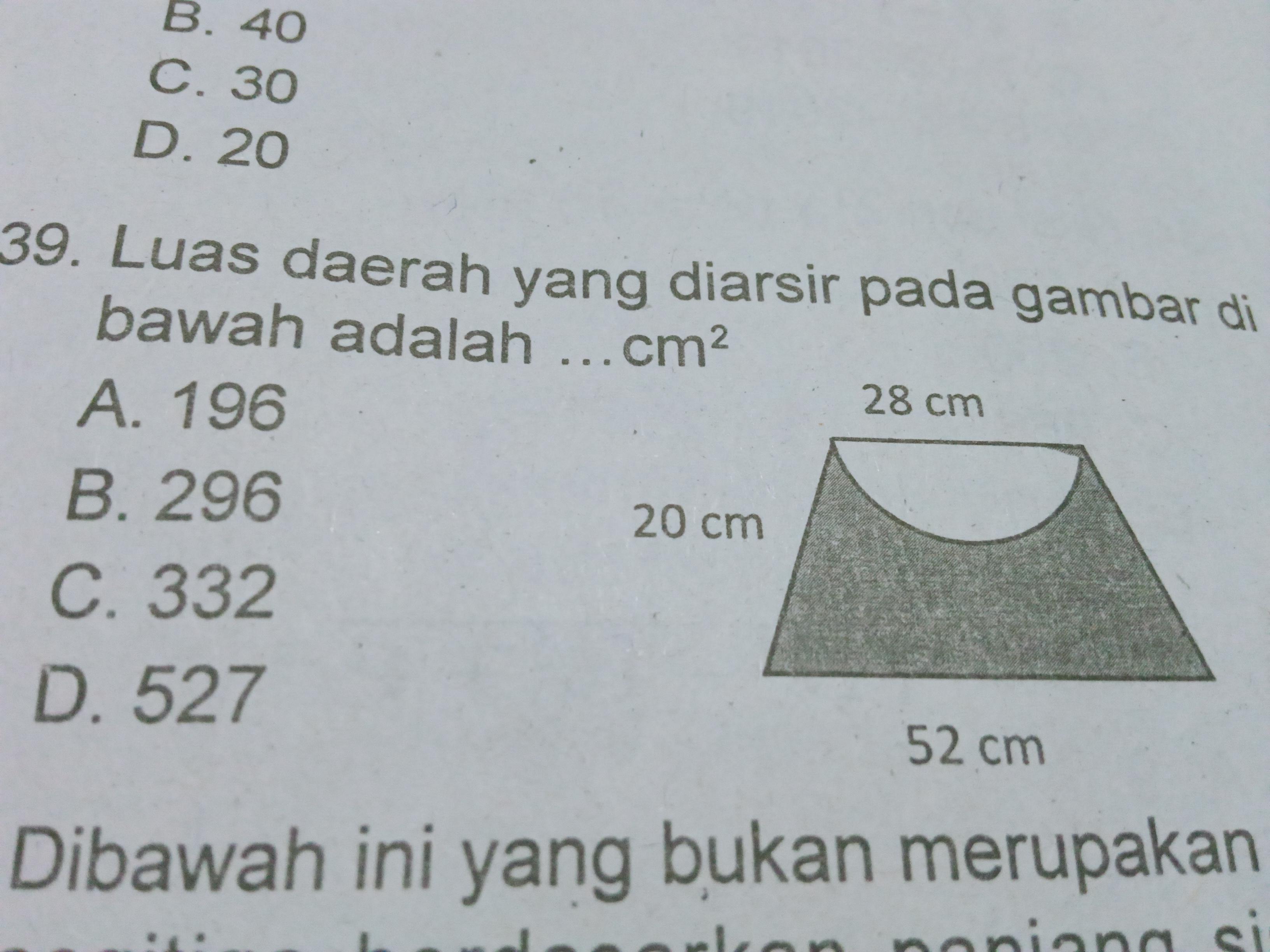 Detail Contoh Soal Luas Daerah Yang Diarsir Nomer 47