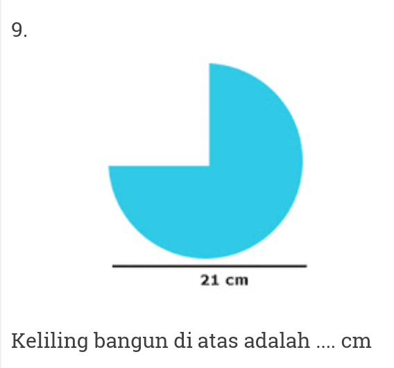 Detail Contoh Soal Luas Dan Keliling Lingkaran Kelas 6 Sd Nomer 11