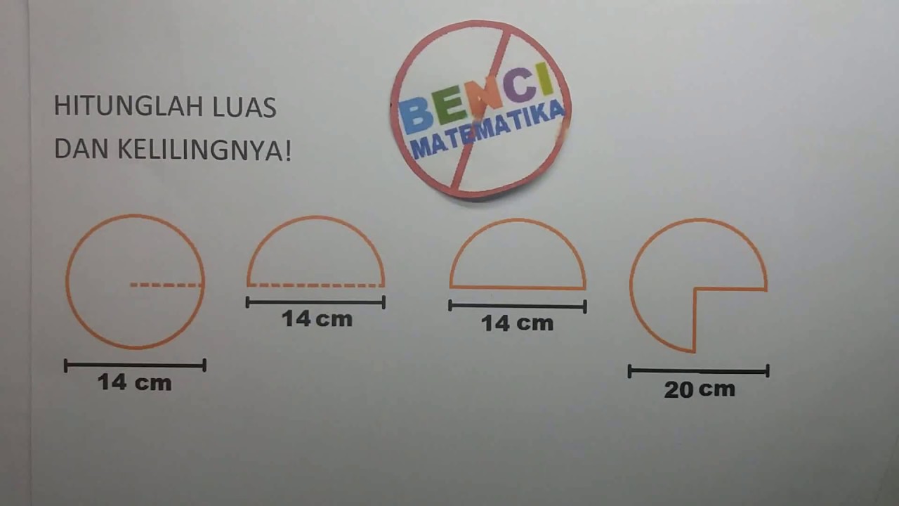 Detail Contoh Soal Luas Dan Keliling Lingkaran Kelas 6 Sd Nomer 17