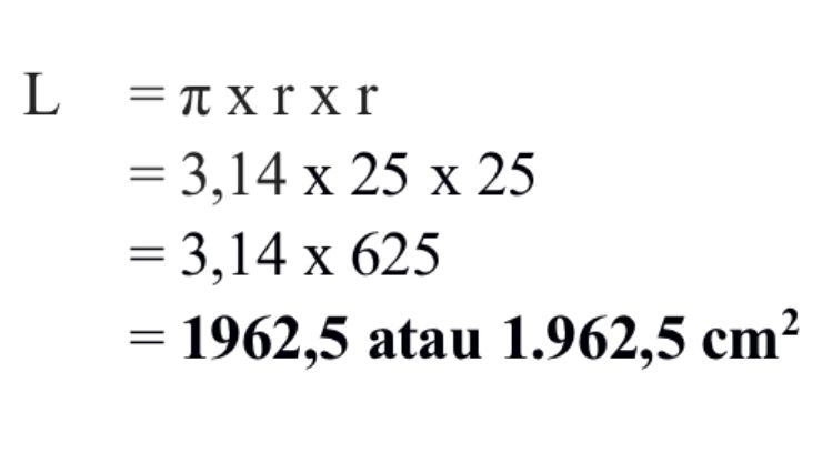 Detail Contoh Soal Luas Dan Keliling Lingkaran Kelas 6 Sd Nomer 57
