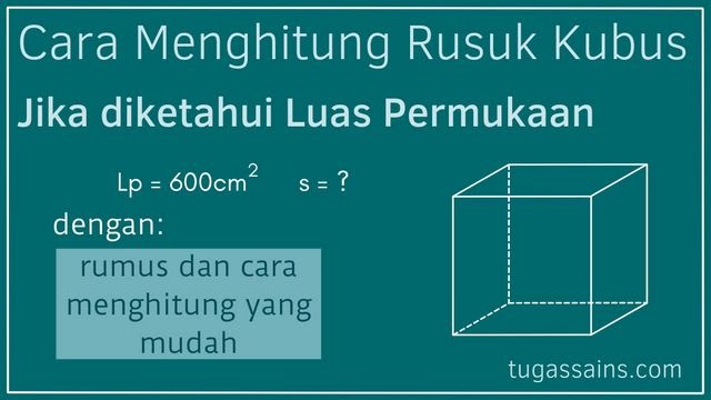 Detail Contoh Soal Luas Permukaan Kubus Nomer 26