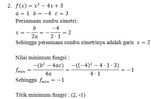 Detail Contoh Soal Maksimum Dan Minimum Nomer 29