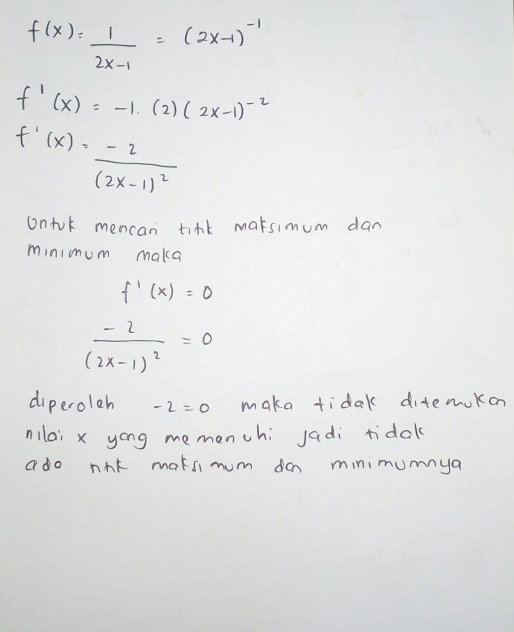 Detail Contoh Soal Maksimum Dan Minimum Nomer 36