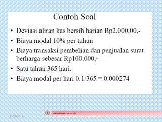 Detail Contoh Soal Manajemen Kas Nomer 8