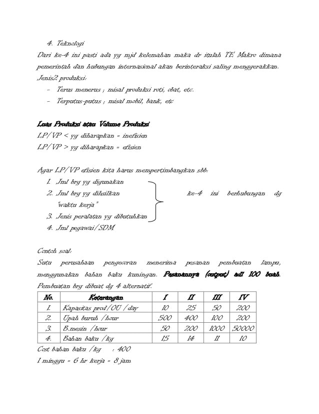 Detail Contoh Soal Manajemen Operasional Nomer 9
