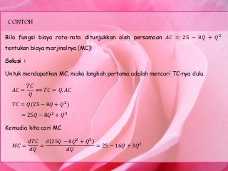 Detail Contoh Soal Marginal Revenue Nomer 17