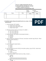 Detail Contoh Soal Matematika Kelas 2 Nomer 18