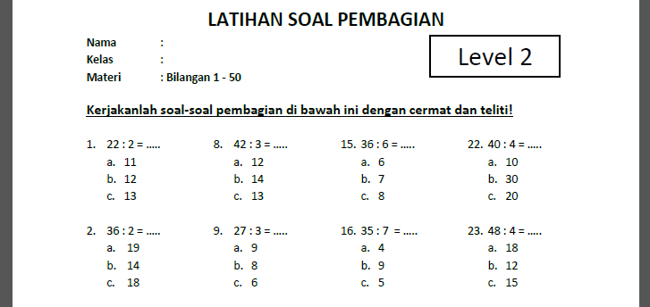 Detail Contoh Soal Matematika Kelas 2 Sd Nomer 10