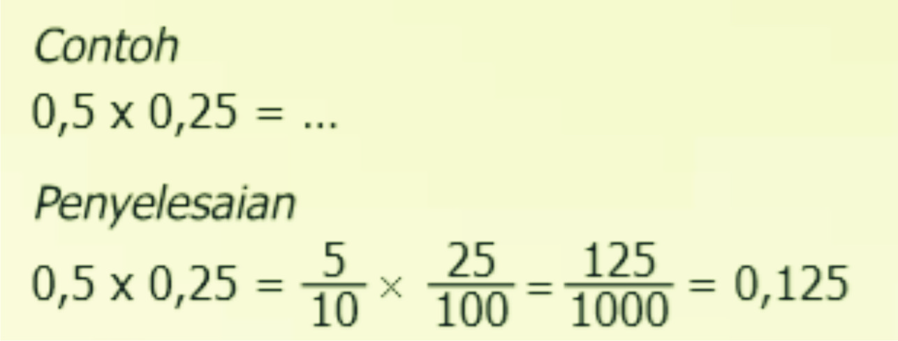 Detail Contoh Soal Matematika Pecahan Desimal Nomer 24