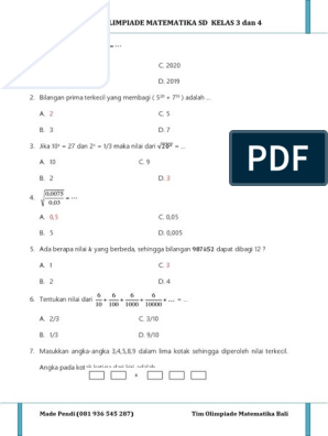Detail Contoh Soal Matematika Sd Nomer 16