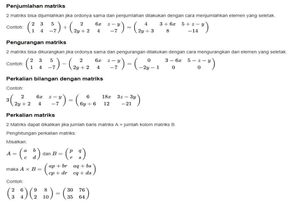 Detail Contoh Soal Matriks Nomer 18