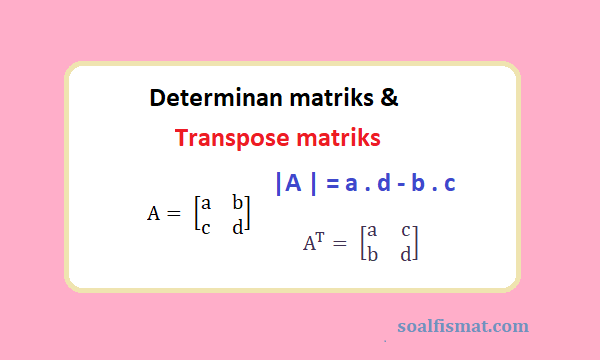 Detail Contoh Soal Matriks Nomer 28