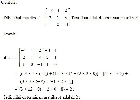 Detail Contoh Soal Matriks Nomer 50