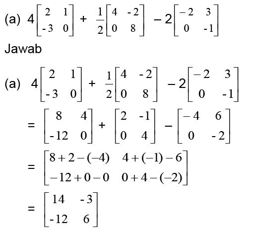 Detail Contoh Soal Matriks Perkalian Nomer 18