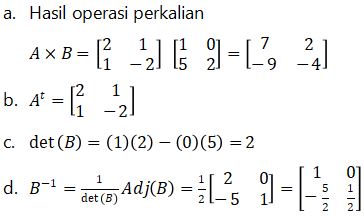 Detail Contoh Soal Matriks Transpose Nomer 26