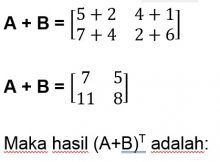 Detail Contoh Soal Matriks Transpose Nomer 29