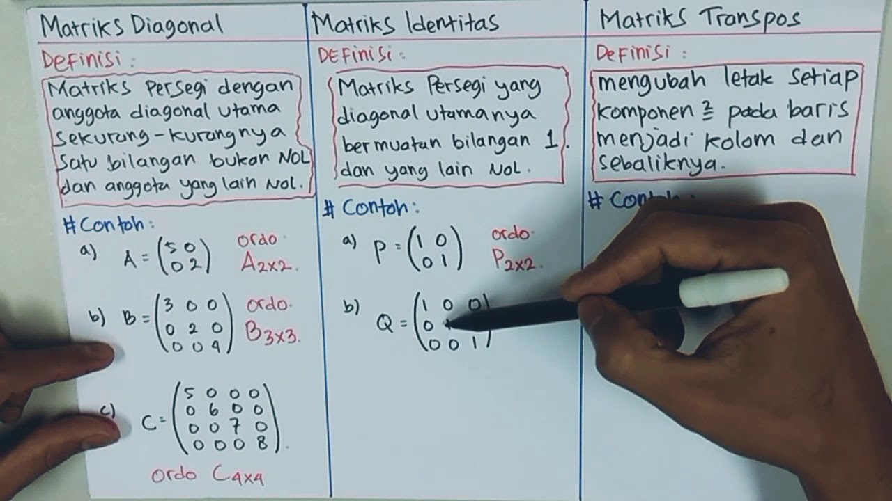 Detail Contoh Soal Matrix Nomer 31