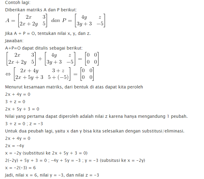 Detail Contoh Soal Matrix Nomer 38