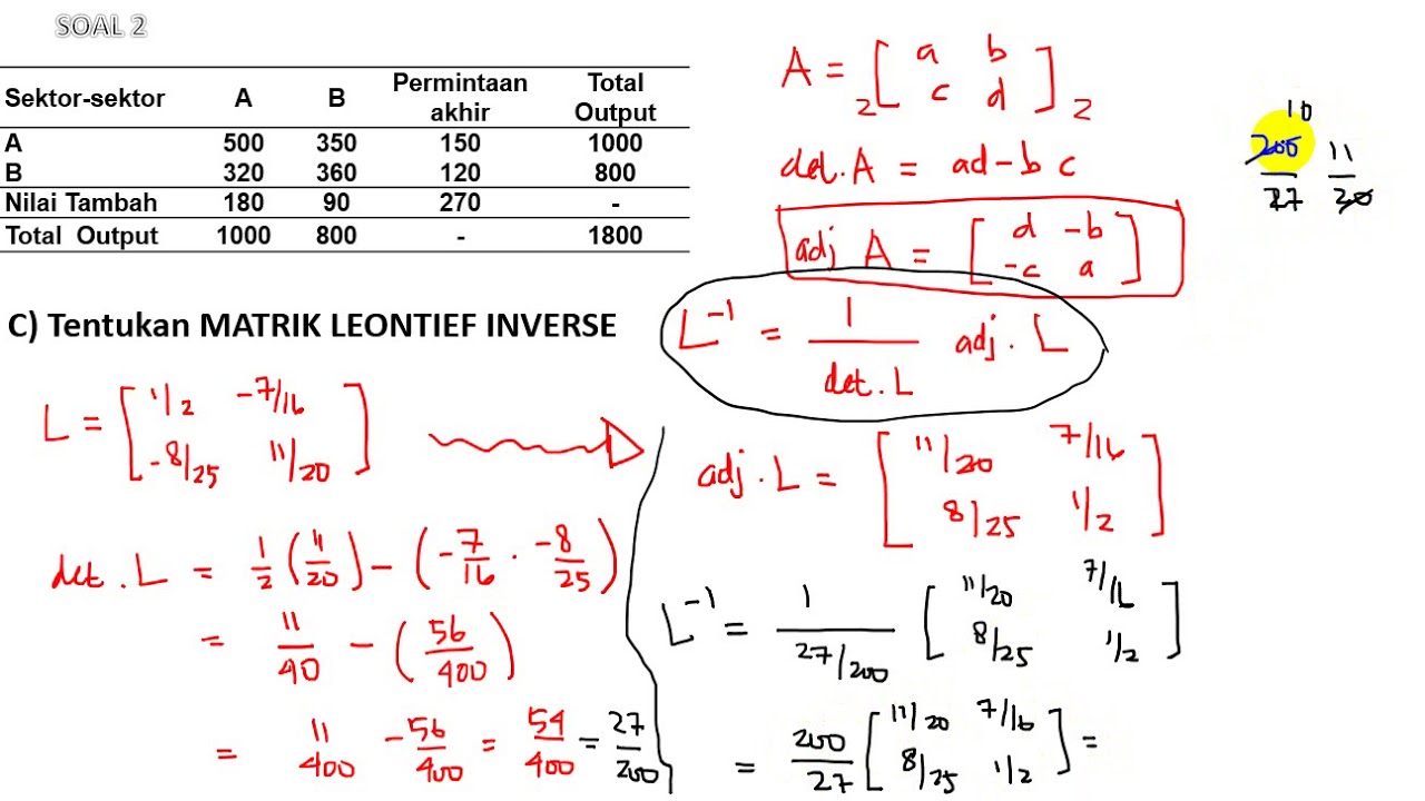 Detail Contoh Soal Matrix Nomer 44