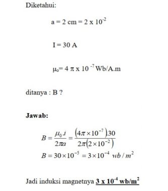 Detail Contoh Soal Medan Magnet Nomer 17