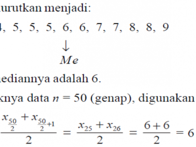 Detail Contoh Soal Median Data Tunggal Nomer 6