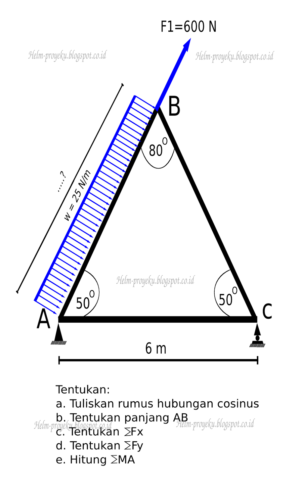 Detail Contoh Soal Mekanika Teknik Nomer 16