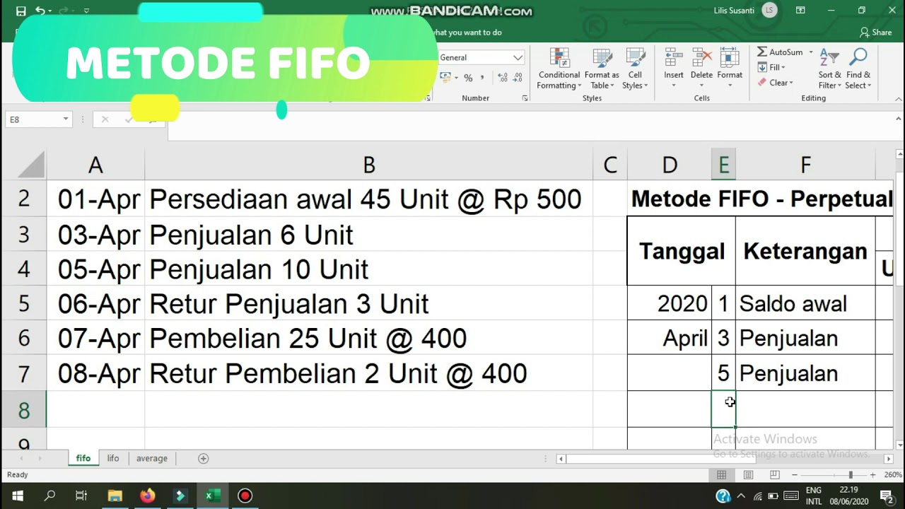 Detail Contoh Soal Metode Fifo Nomer 49