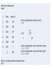 Detail Contoh Soal Metode Least Square Nomer 18