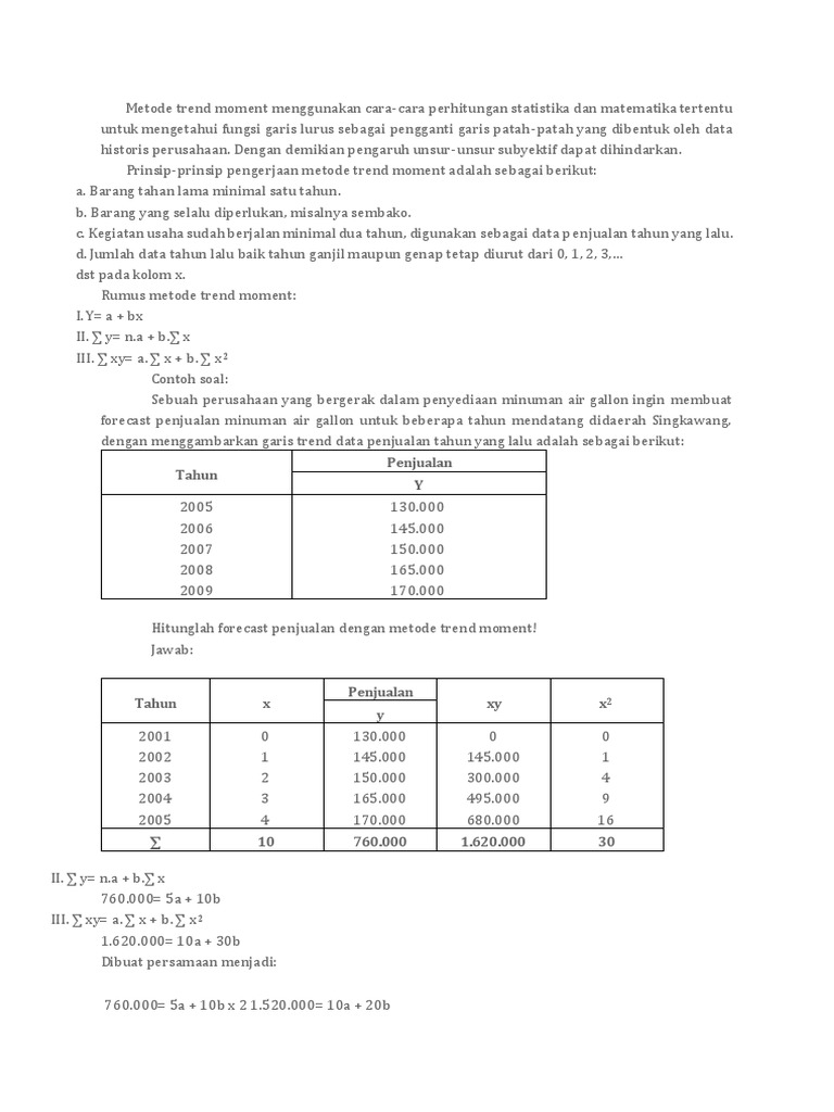 Detail Contoh Soal Metode Least Square Nomer 21