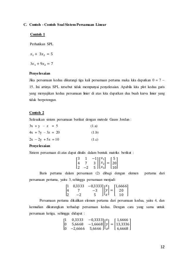 Detail Contoh Soal Metode Numerik Nomer 48