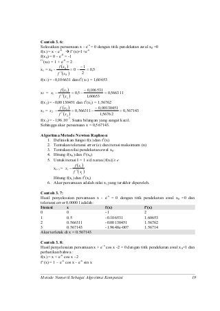 Detail Contoh Soal Metode Numerik Nomer 49
