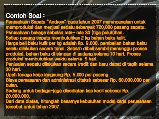 Detail Contoh Soal Modal Kerja Nomer 16