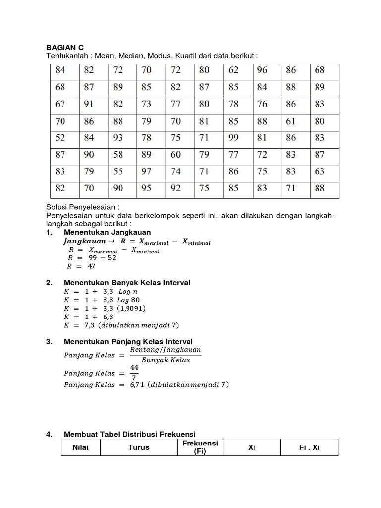 Detail Contoh Soal Modus Nomer 19