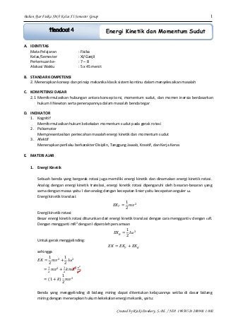 Detail Contoh Soal Momentum Sudut Nomer 31