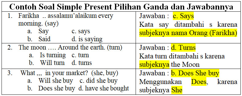 Detail Contoh Soal Multiple Choice Nomer 56