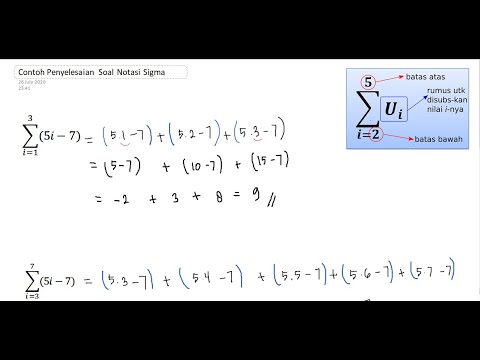 Detail Contoh Soal Notasi Sigma Nomer 16