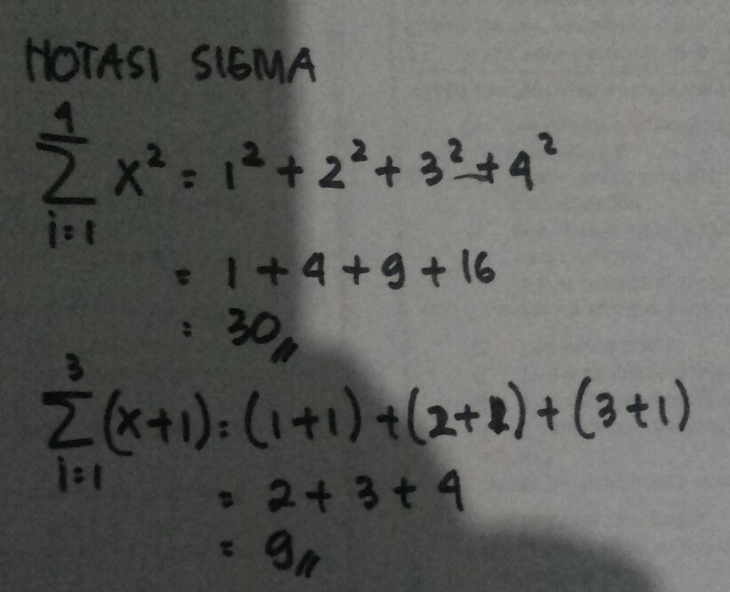 Detail Contoh Soal Notasi Sigma Nomer 19