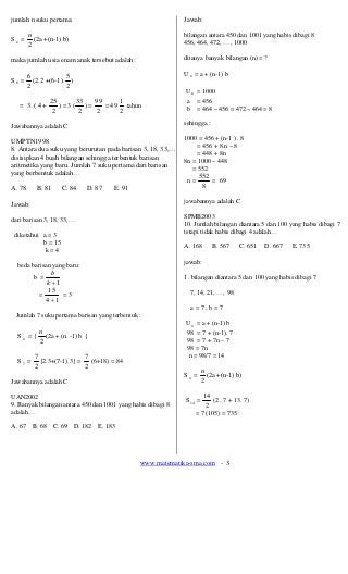 Detail Contoh Soal Notasi Sigma Nomer 51