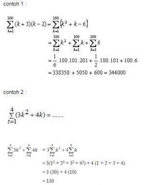 Detail Contoh Soal Notasi Sigma Nomer 6