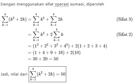 Detail Contoh Soal Notasi Sigma Dan Induksi Matematika Kelas 11 Nomer 20