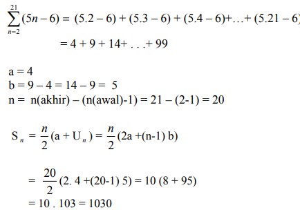 Detail Contoh Soal Notasi Sigma Dan Induksi Matematika Kelas 11 Nomer 30