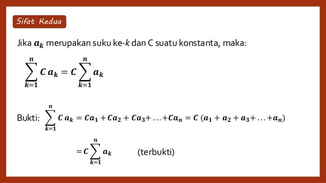 Detail Contoh Soal Notasi Sigma Penjumlahan Nomer 26