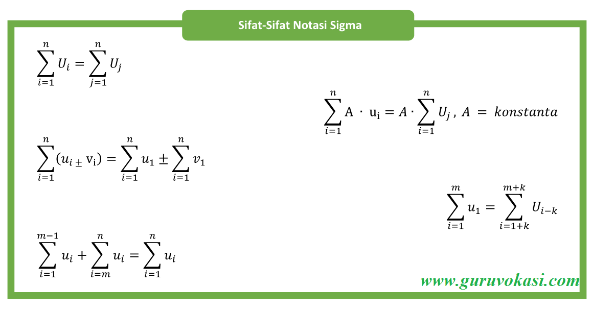 Detail Contoh Soal Notasi Sigma Penjumlahan Nomer 38