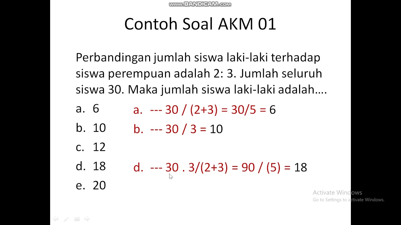 Detail Contoh Soal Numerasi Nomer 8