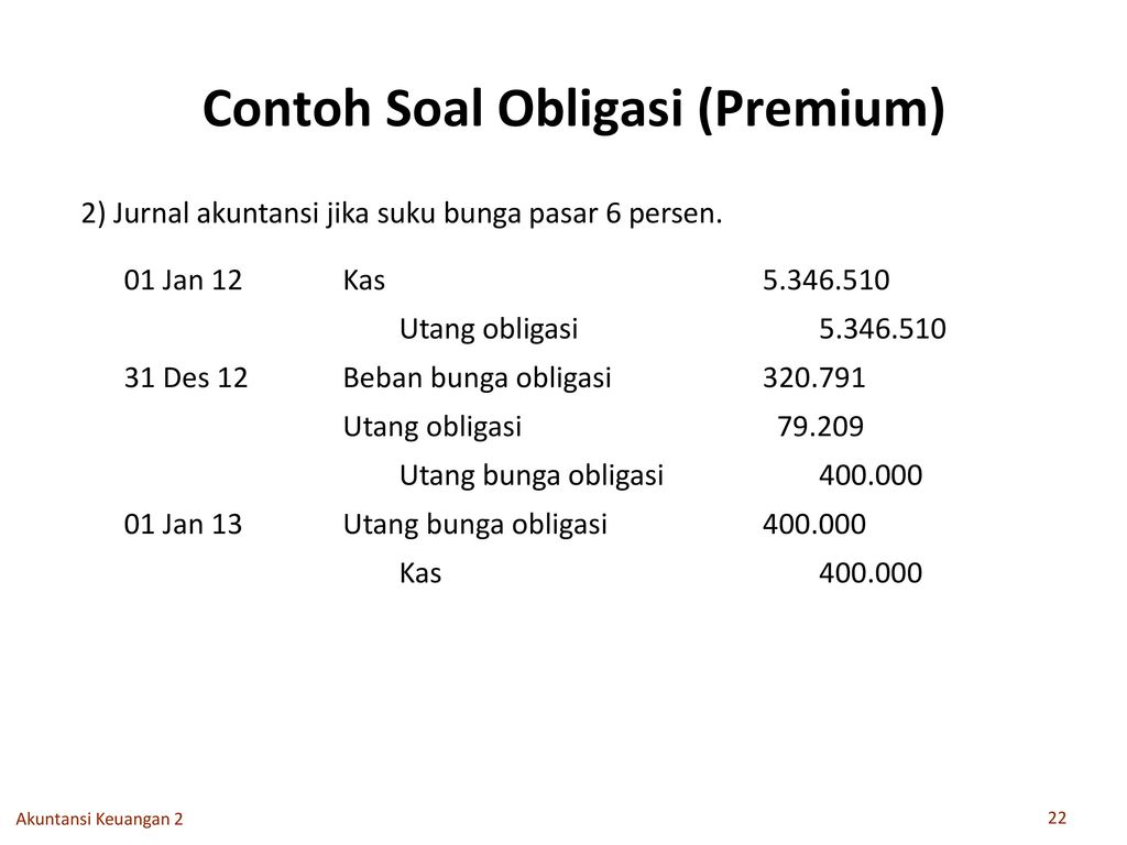 Detail Contoh Soal Obligasi Nomer 13