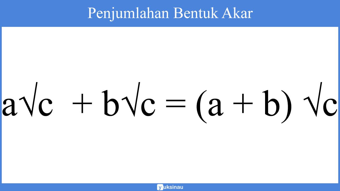 Detail Contoh Soal Operasi Bentuk Akar Nomer 11