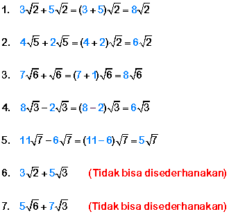 Detail Contoh Soal Operasi Bentuk Akar Nomer 26